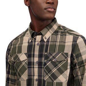 New With Tags Men's Size‎ 2XL Long Sleeve Woven Collared Button Down Shirt